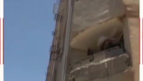 وضعیت عجیب یک ساختمان بزرگ در اهواز