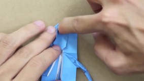 ساخت اوریگامی - آموزش رایگان اوریگامی - ساخت کاردستی عروس