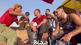 رپ‌ خوانی برای «جاوید» در پشت‌ صحنه «یاغی»