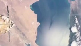 زیبایی باور نکردنی دریای خزر از نمایی متفاوت !