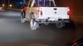 اقدام جنون‌ آمیز راننده کاپرا در شیراز