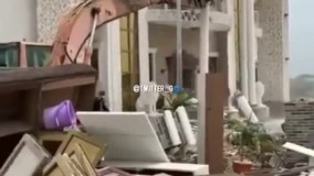 تصاویر تخریب خانه میلیاردی و لوکس به خاطر طلاق