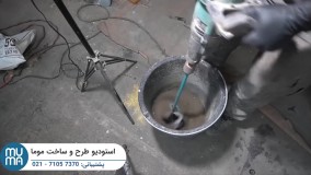 آموزش کامل نصب سنگ آنتیک