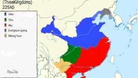 Map the three kingdoms,...