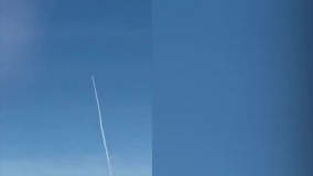 موشک چینی از نزدیک هواپیمای مسافربری عبور کرد