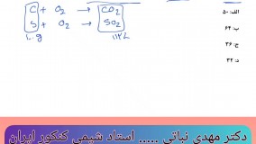 تدریس و آموزش استوکیومتری شیمی دهم - بهترین دبیر شیمی کنکور ایران - دکتر نباتی