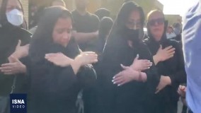 لحظات دردناک از تدفین دختر معروف متروپل