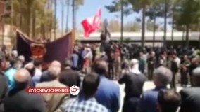 تشییع همسر و فرزند مجری مشهور صداوسیما