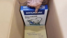 جعبه گشایی از دستگاه تصفیه آب کره ای هیوندای