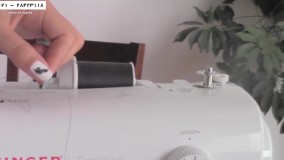 خیاطی با الگو-دوخت مانتو-آموزش کار با چرخ خیاطی