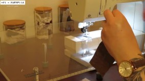 دوخت سیسمونی نوزاد-آموزش حرفه ای سیسمونی نوزاد-(دوخت کلاه بندی نوزاد)