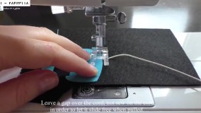 نمد دوزی-کار با نمد-طرز آموزش نمد دوزی-( دوخت قطار نمدی )