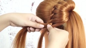 شینیون مو-طرز آموزش شینیون مو-مدل مو برای عروسی و مهمانی