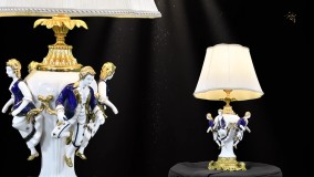 مدل آباژور رومیزی پارس لوستر فراهانی طرح دوشیزه