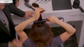 شینیون مو-طریق  آموزش شینیون مو-نحوه براشینگ با شانه گرد