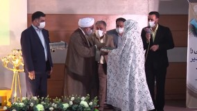 مراسم اهدای ۱۱۰ سری جهیزیه به زوجین سادات