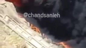 هم اکنون، آتش سوزی مهیب در پتروشیمی گلپایگان