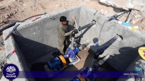 ️آبنمای ایستگاه پمپاژ چاه نیمه زهک زابل ️