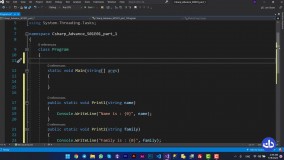 آموزش پیشرفته سی شارپ برای توسعه وب و اپلیکیشن