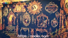 فروش عمده آینه های لوکس و لاکچری | زیبا | طلایی | بادوام برای دکوراسیون داخلی عمارت | سالن | ویلا