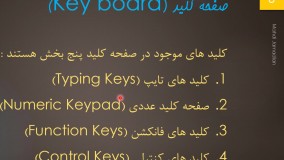 قسمت سوم _ دستگاه های ورودی (کیبورد و موس)