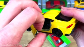 ماشین های رنگی || ماشین بازی کودکانه بیبو