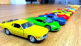 ماشین های رنگارنگ کودکانه _ ماشین زیبا برای کودکان