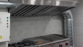 طراحی و تولید و اجرای سیستم تصفیه دود چربی و تولید هود صنعتی و سیستم کانال کشی