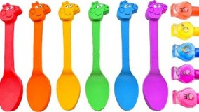 شن بازی کودکانه _ ساخت قاشق با شن های متحرک