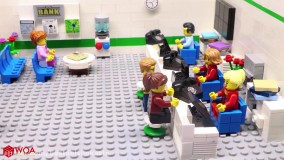 انیمیشن لگو |  سرقت از بانک شهر | کارتون جدید لگو لند