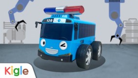 ماشین اسباب بازی _ ماشین پلیس تایو_  تایو پلیس شد_  تبدیل اسباب بازی تایو