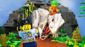 انیمیشن لگو / فرار از زندان با تی رکس / لگو /کارتون جدی