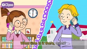 آهنگ کودکانه  آموزش ساعت در انگلیسی