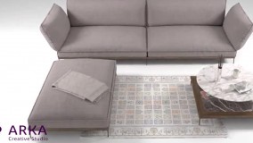 تیزر چیدمان متناسب با مبلمان طوسی شهر فرش/ آرکا کریتیو