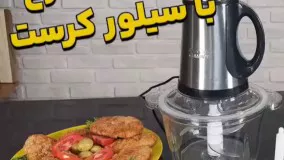 شنیسل مرغ با خردکن سیلور کرست