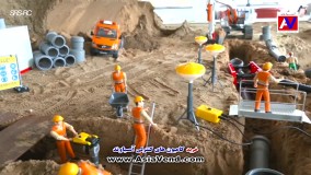 اسباب بازی کامیون و راهسازی