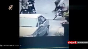 لحظه غافلگیری سارقان توسط پلیس