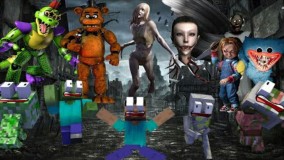 انیمیشن ماینکرافت مدرسه هیولاها ماین کرافت