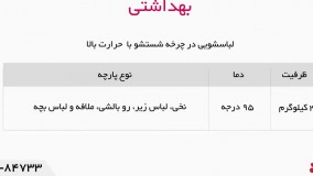 کاربرد برنامه‌ های ماشین لباسشویی ال جی