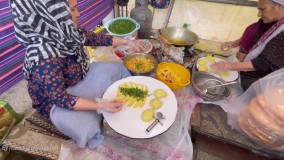 نان خوشمزه محلی ترکمن ( گذر گردشگری ونک)