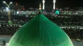 آیین خطبه خوانی شب شهادت امام رضا ع) در حرم مطهر رضوی