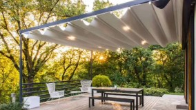 سقف متحرک باغ رستوران-باغ تالار