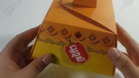 نمونه طراحی و ساخت جعبه ته چین با روکش سلفون در قم