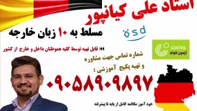 آموزش زبان آلمانی از پایه تا پیشرفته با استاد ده زبانه