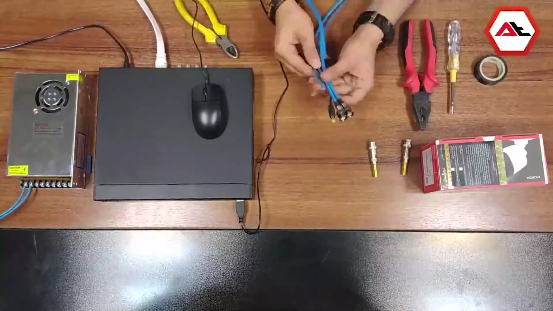 آموزش نصب دوربین مداربسته آنالوگ و تحت شبکه