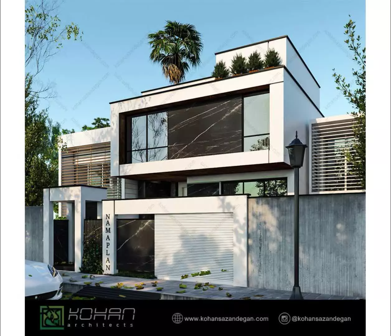 طراحی ویلای دوبلکس در فرح آباد ساری