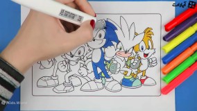 نقاشی و رنگ آمیزی سونیک و دوستان، رنگ آمیزی سونیک خارپشت 2