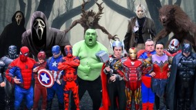 طنز ابرقهرمانان ، فرار از فیلم ترسناک ، مرد عنکبوتی ، هالک در دنیای واقعی