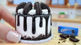 کیک خامه ای مینیاتوری خوشمزه Oreo