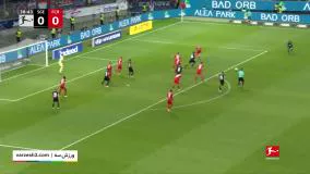 خلاصه بازی آینتراخت فرانکفورت 2 -0 هایدنهایم